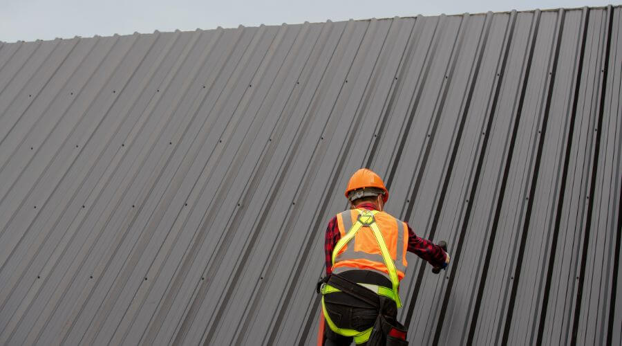 Professional metal roof installation services in Gann Valley, SD